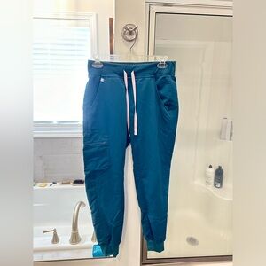 Women’s Caribbean Blue Zamora Petite Jogger Scrub Pants — XS/ Petite